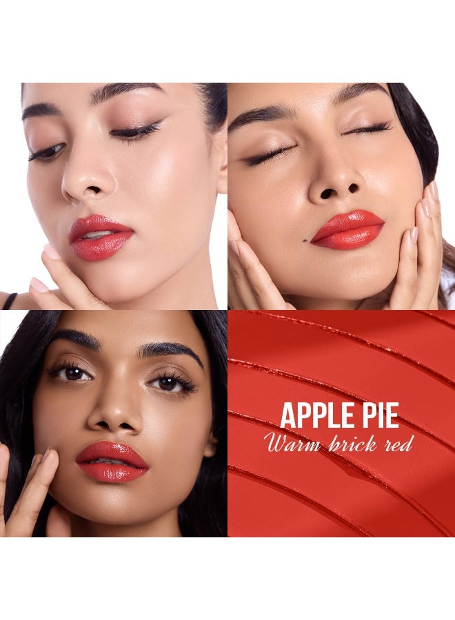 Staze 9to9 Y.U.M.M.Y Lip Gloss Balm | Intense High-Shine Gloss Finish | With SPF 15 | Lightweight | 03 Apple Pie | 2g - Image 4